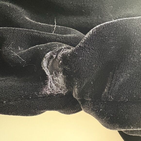 Tyler Boe Velvet Cold Shoulder Mock Neck Dress S  Black Elegant Party Cocktail S - Picture 7 of 10